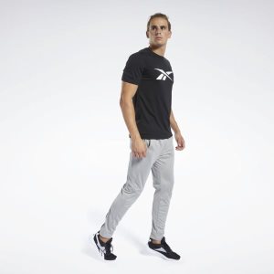 Reebok Workout Ready T Shirt Herren - Schwarz - DE 803-NEJ